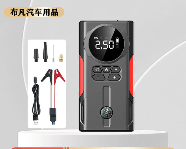 Vehicle-mounted Air Pump Electric Air Pump Wireless Tire With Tire Pressure Measurement Emergency Start Power Supply All-in-one Machine