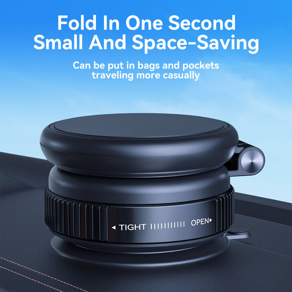 New Strong Vacuum Suction Cup Car Mobile Phone Holder Telescopic Folding Magnetic Mobile Phone Holder