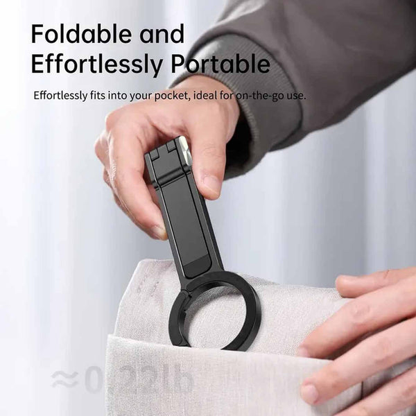 New Mobile Phone Magnetic Bracket Mountaineering Buckle Multi-function Shooting Bracket Portable Live Three-legged Mobile Phone Bracket