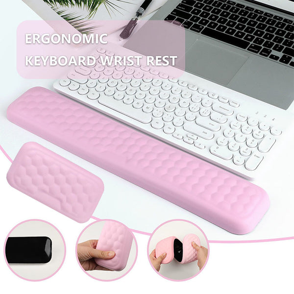 Mechanical Keyboard Hand-held Memory Foam Mouse Pad Comfortable Office Desk Pad Wrist Pad Solid Color Girl's Hand Pillow Wrist Pad