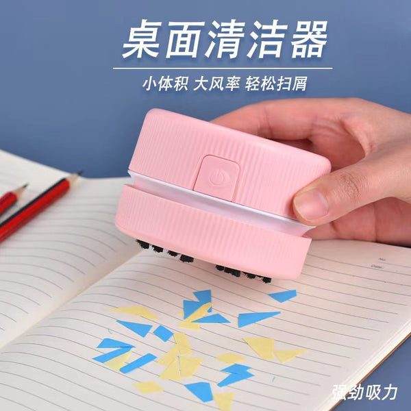 Desktop Vacuum Cleaner Usb Keyboard Cleaner Portable Pencil Eraser Scrap Soot Cleaning Mini Handheld Gift