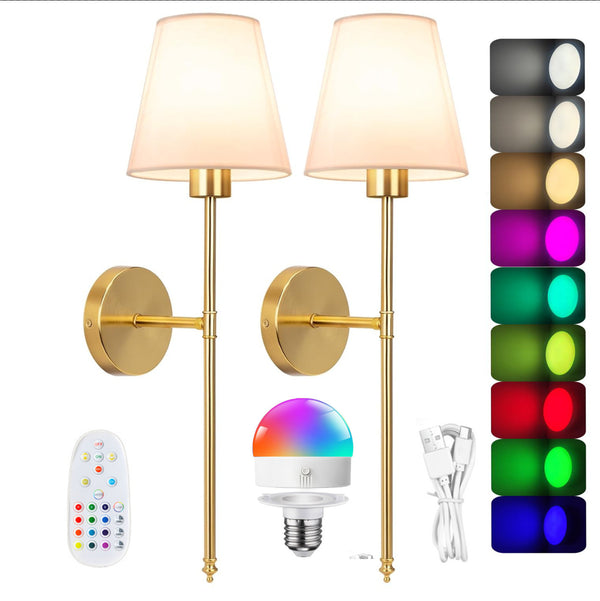 Nordic Wall Lamp Bedside Lamp Ed Modern Living Room Background Wall Hotel Corridor Bedroom Bedside Remote Control Lamp Colorful Lamp