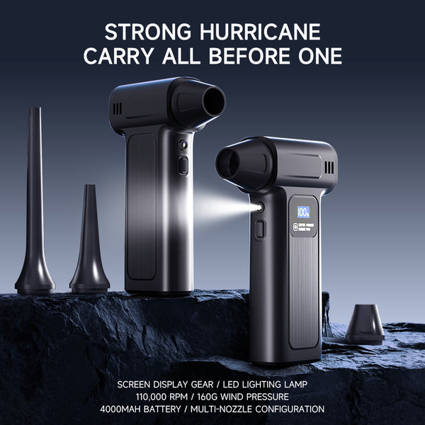 High-speed Handheld Portable Violence Fan USB Turbo Fan Large Wind Outdoor Car Dust Removal