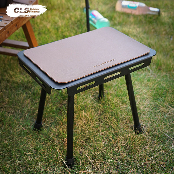 CLS Outdoor Dual-Use Mini Folding Table Camping Stool Portable Barbecue Fishing Sketch Chair Folding Bench Mazar